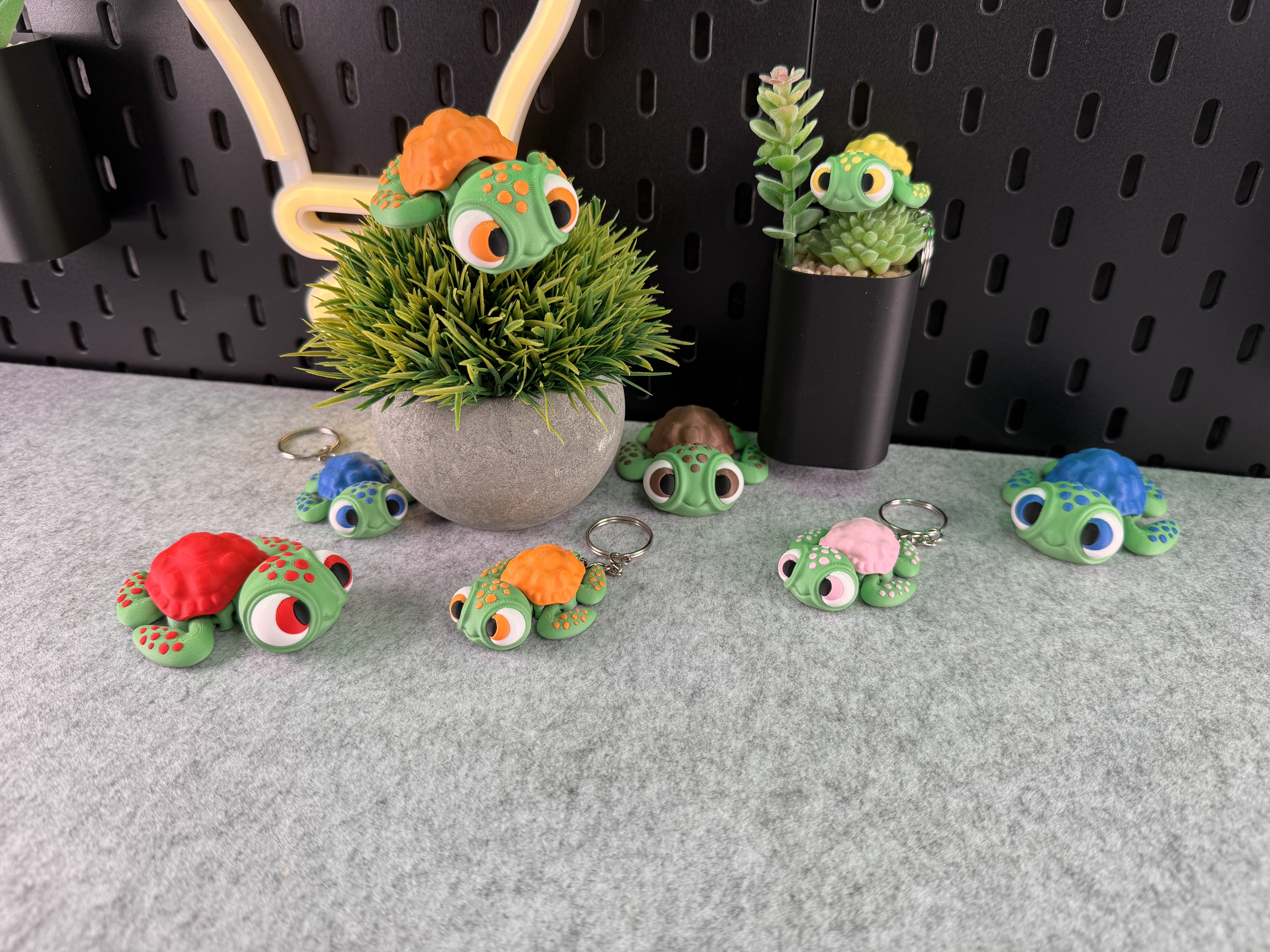 Miniatura 3 do modelo 3D Articulated Cute Turtle