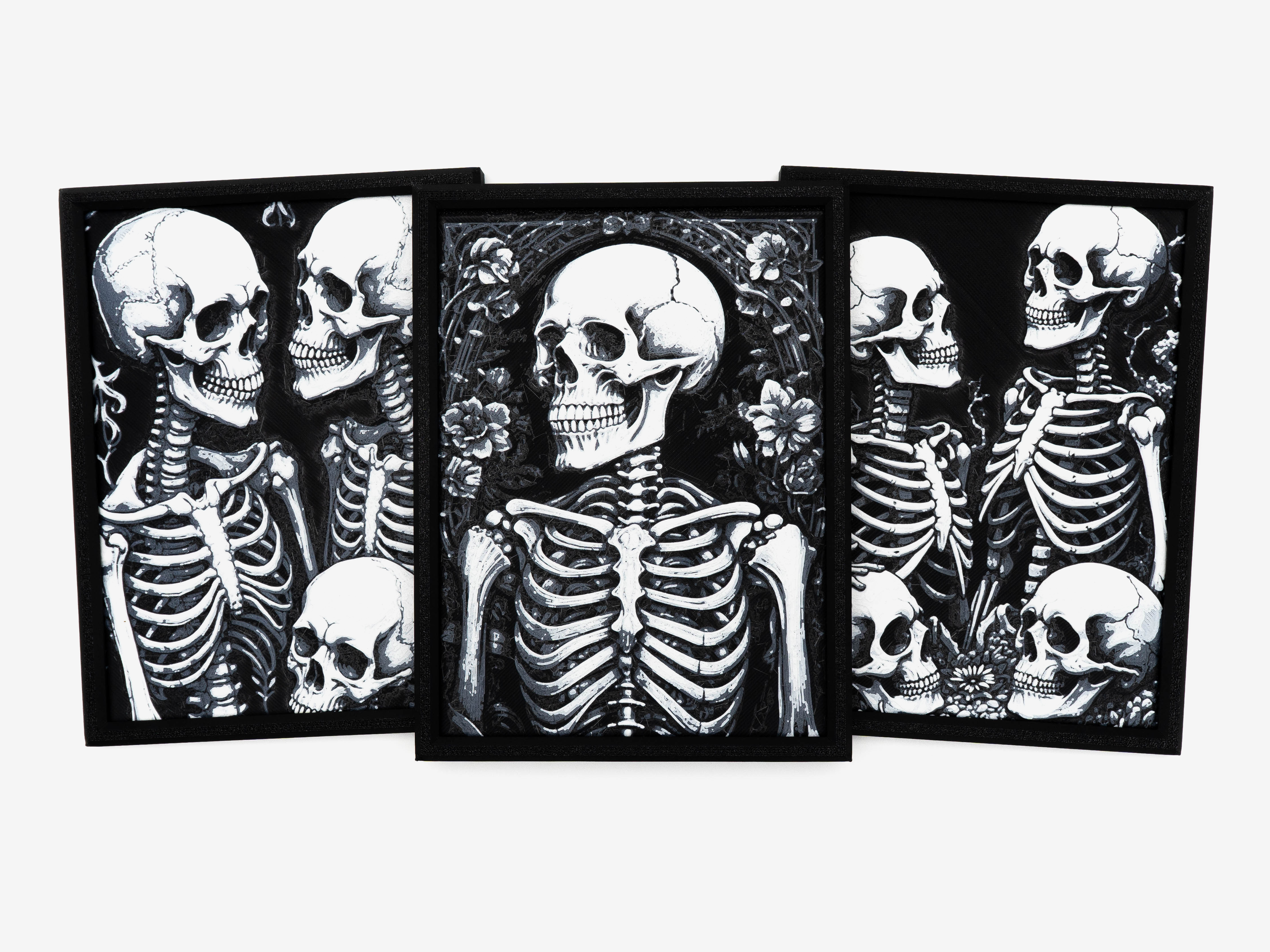 Miniatura 4 do modelo 3D Skeleton Wall Art