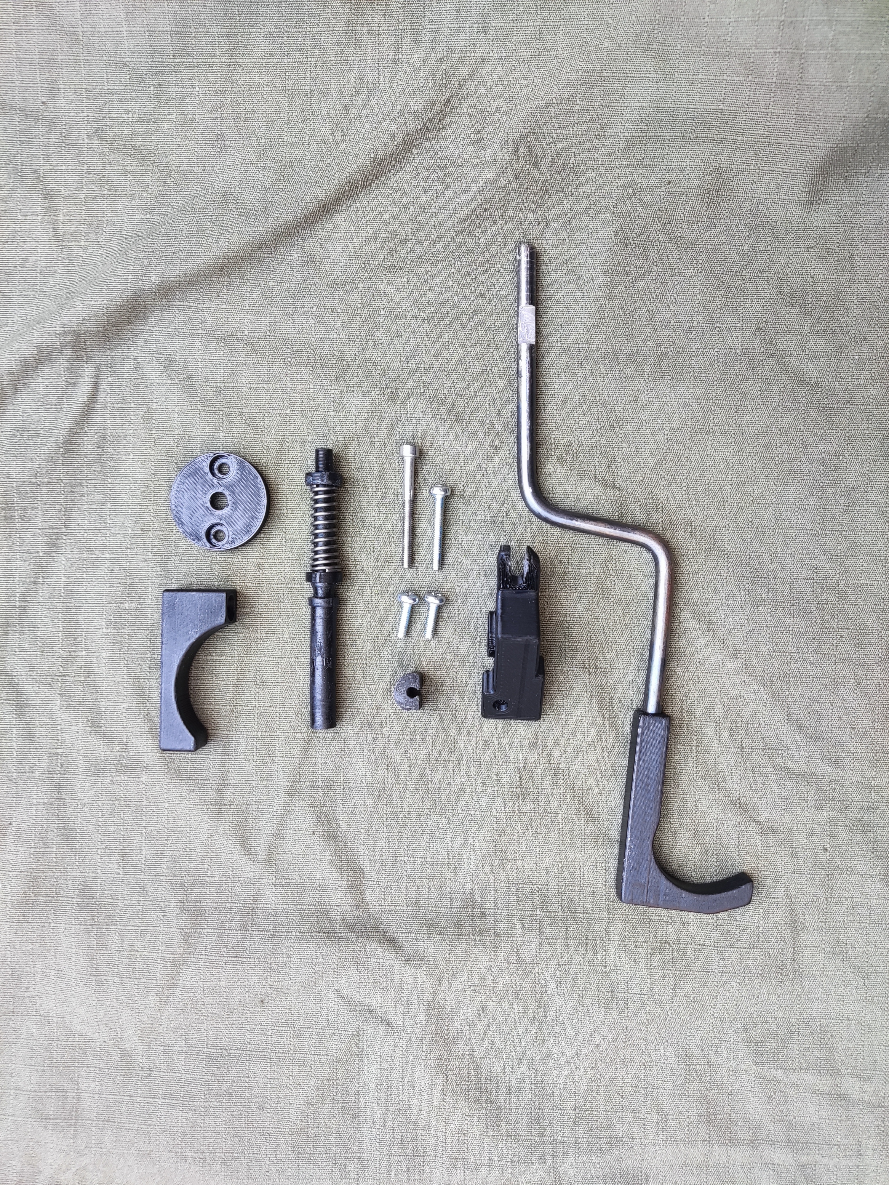 Airsoft 40mm gas grenade launcher Colt xm148 striker parts kit — miniatura 3