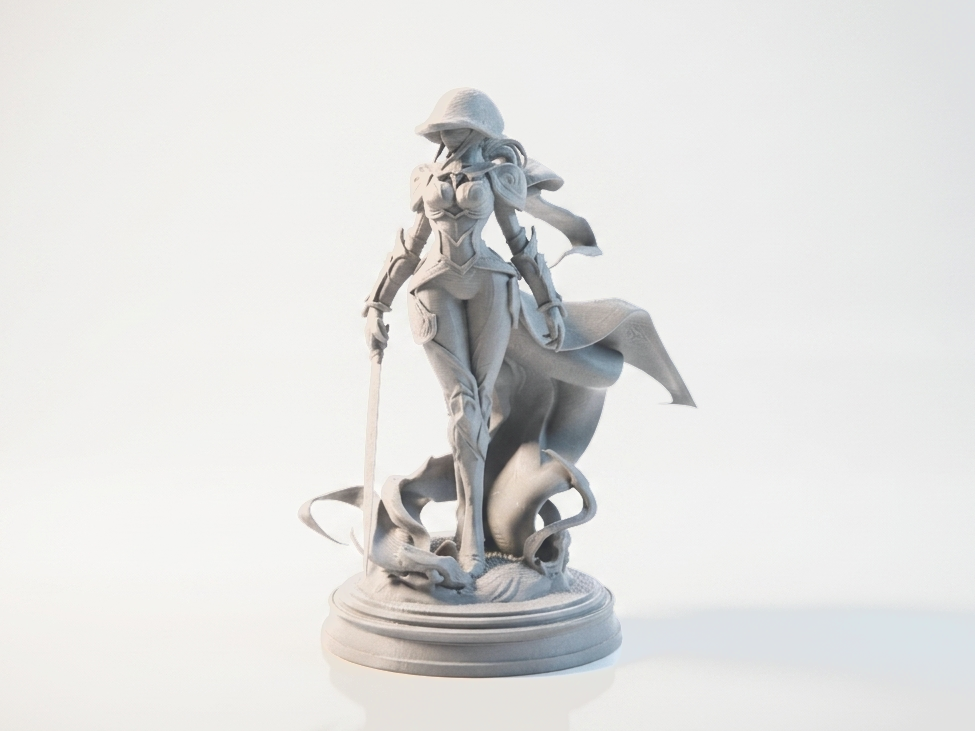 Fiora Elegant Duelist Figurine LOL Champions 3D Printable