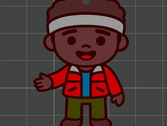 Stranger Things Lucas Sinclair - Keychain