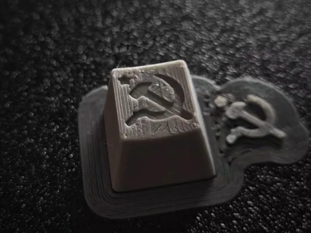 Hummer and sickle Esc keyboard
