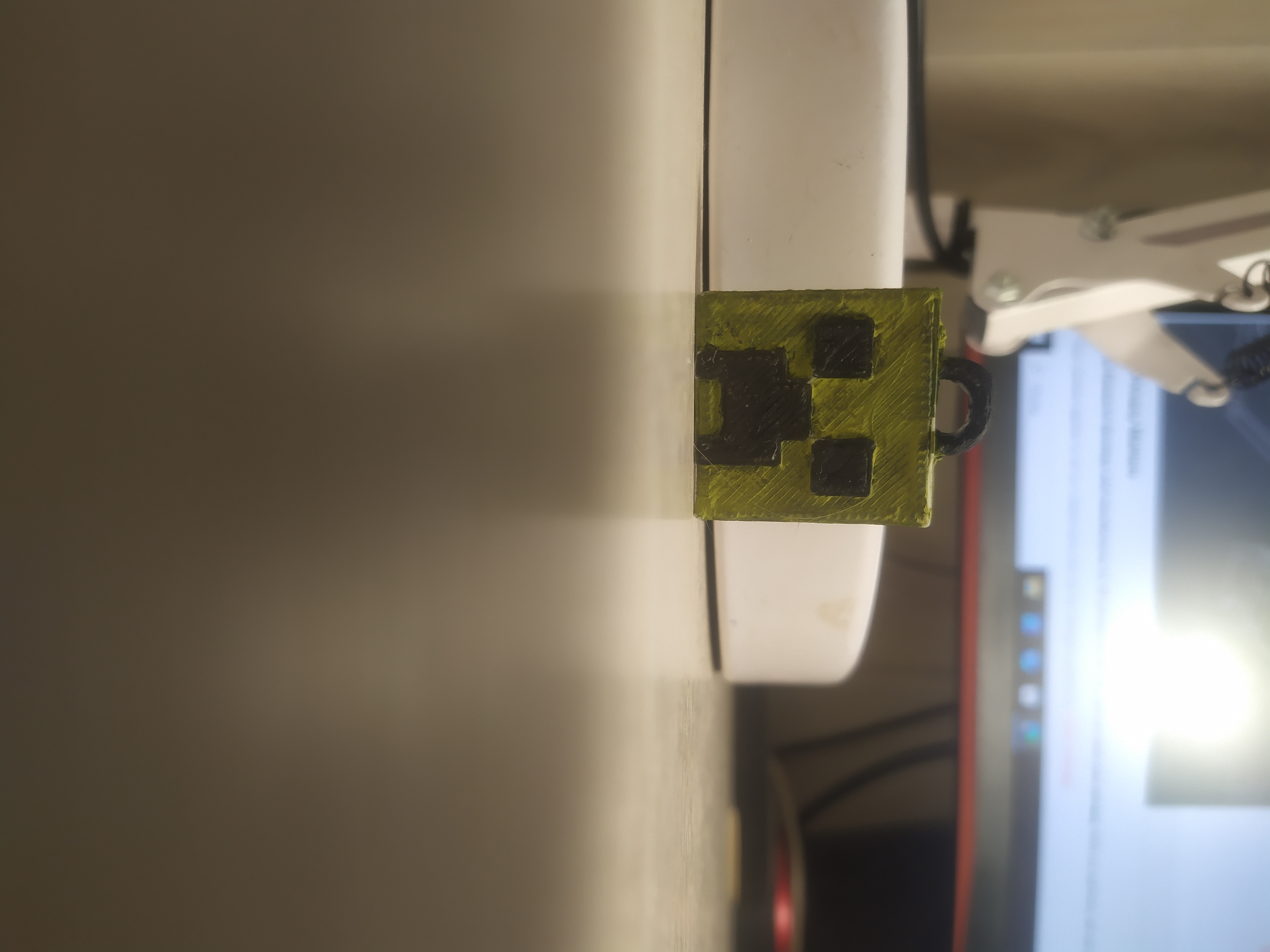 Creeper Keychain 3D Model