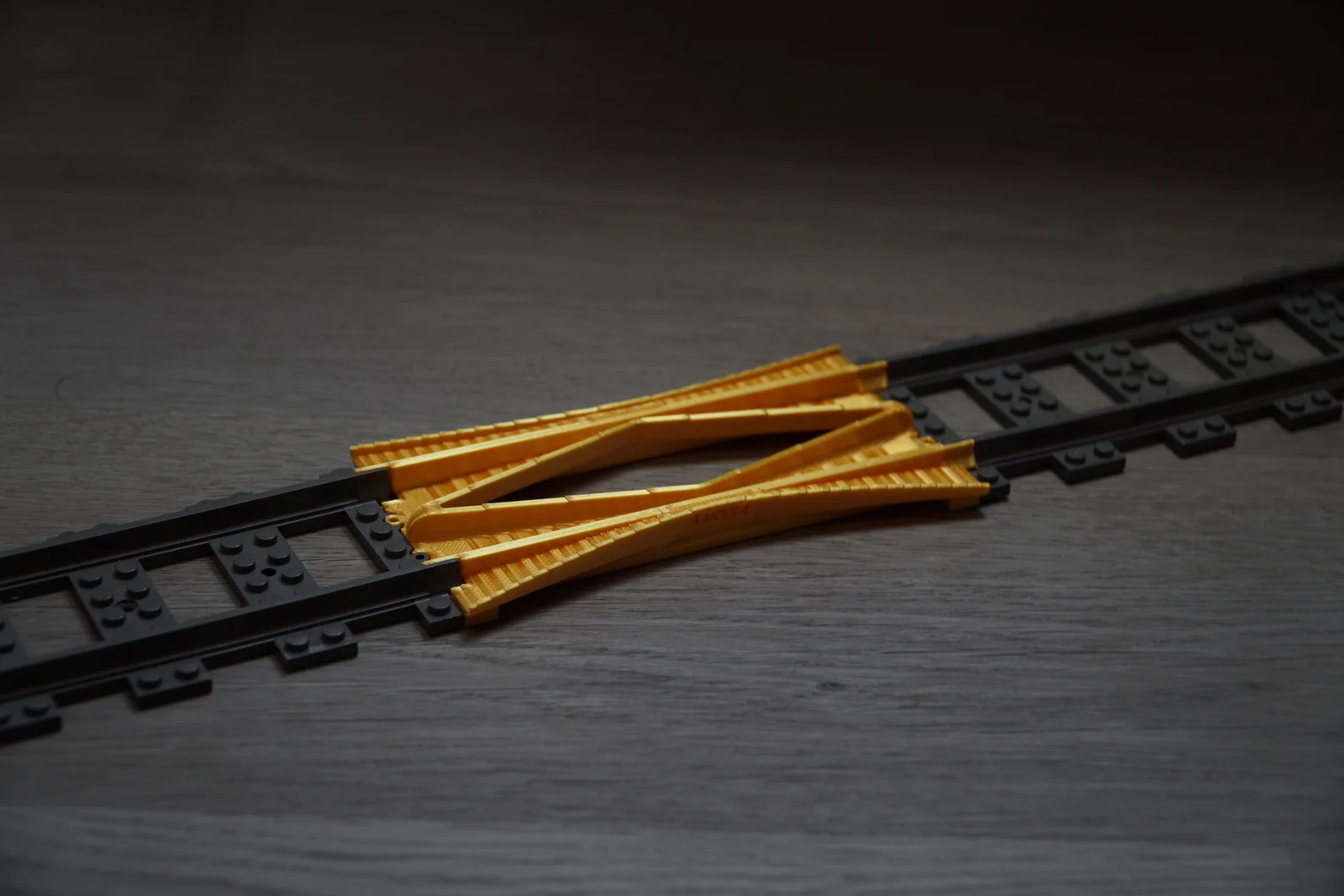 "Bow Tie" Rerailer Compatible with Lego/Brick built Trains