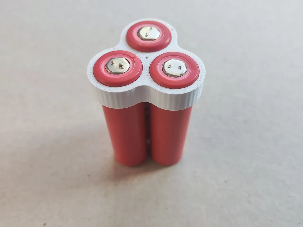 18650 Battery Compact Staggered Holder Set (3-9 Cells) by Mateusz