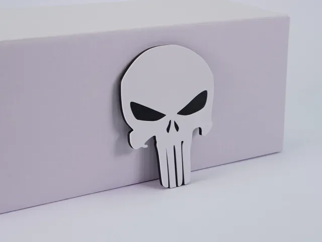 Punisher Skull Logo Magnet