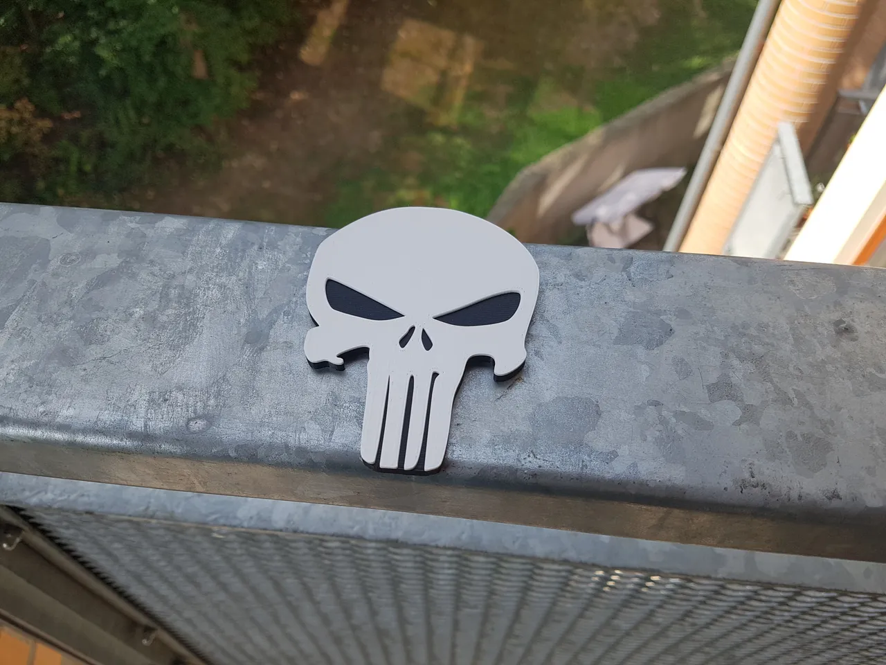 Marvel Punisher Skull Symbol Funky Chunky Magnet – Lonestar Finds, image size:1280x960