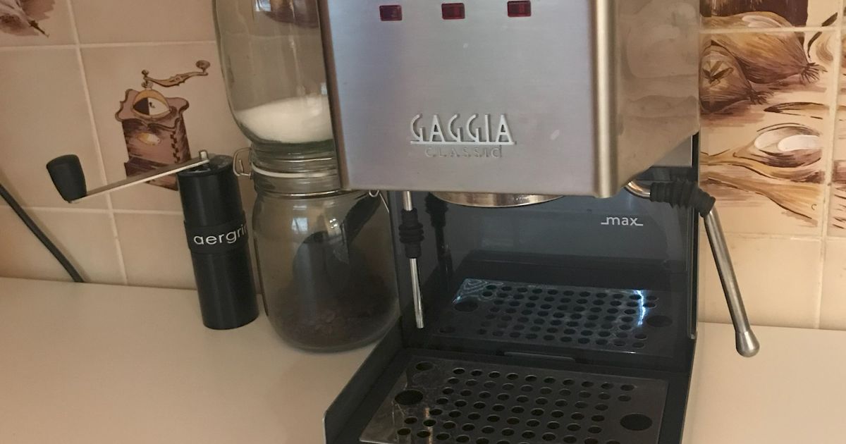 Gaggia classic lowerextended drip tray by Vousaty_Sensei Download