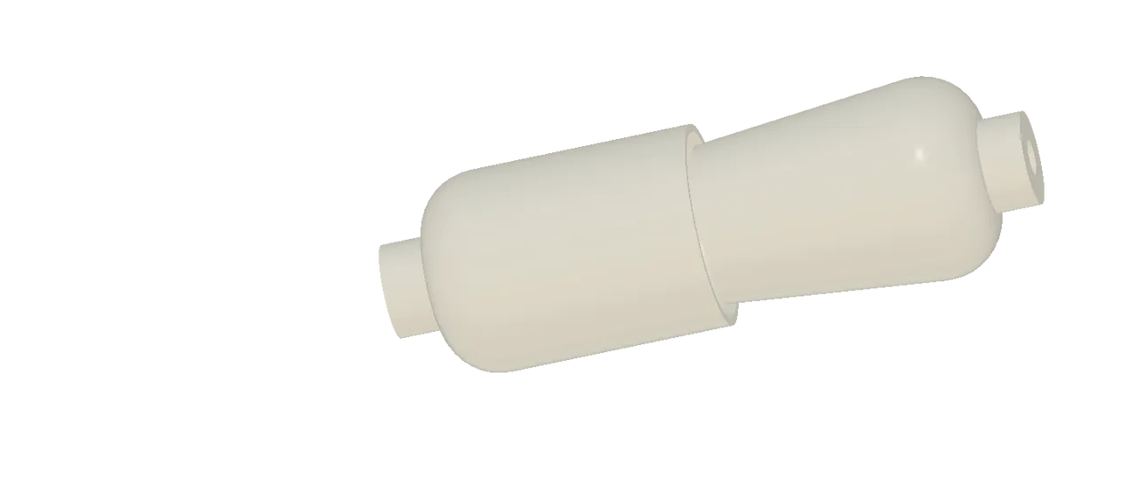 Simple cable connector lock by Pjul239, Download free STL model