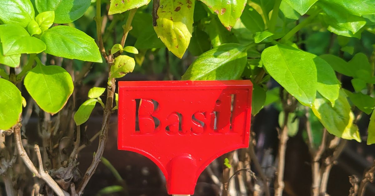 Garden Tags for Plants by Ben Willhoite | Download free STL model ...
