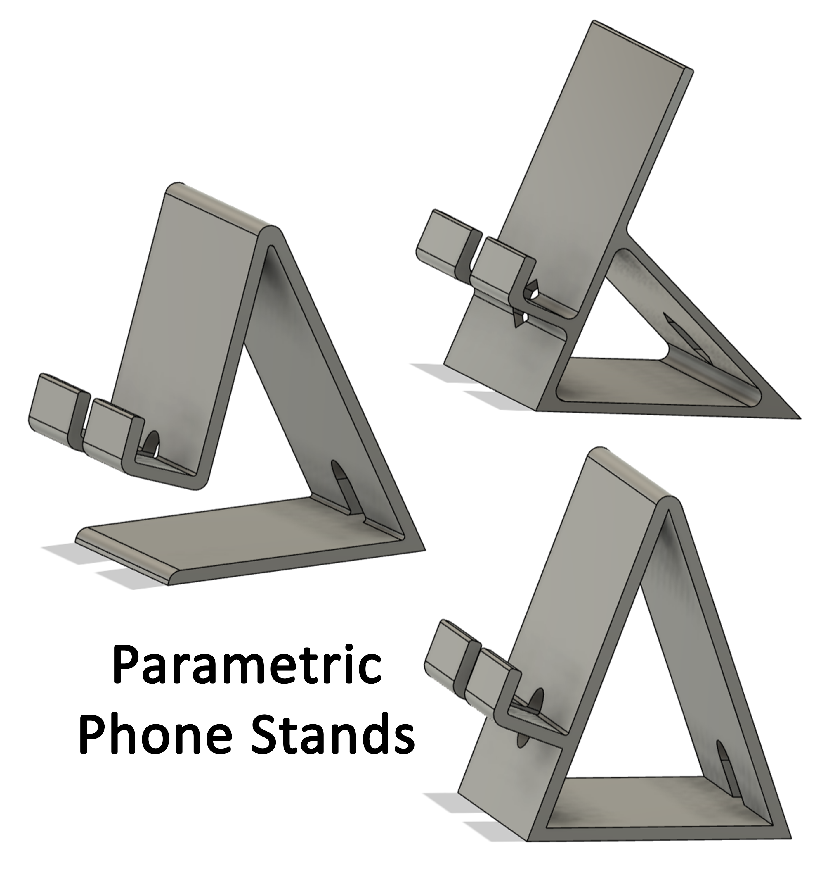 Phone/Tablet Stands (parametric)