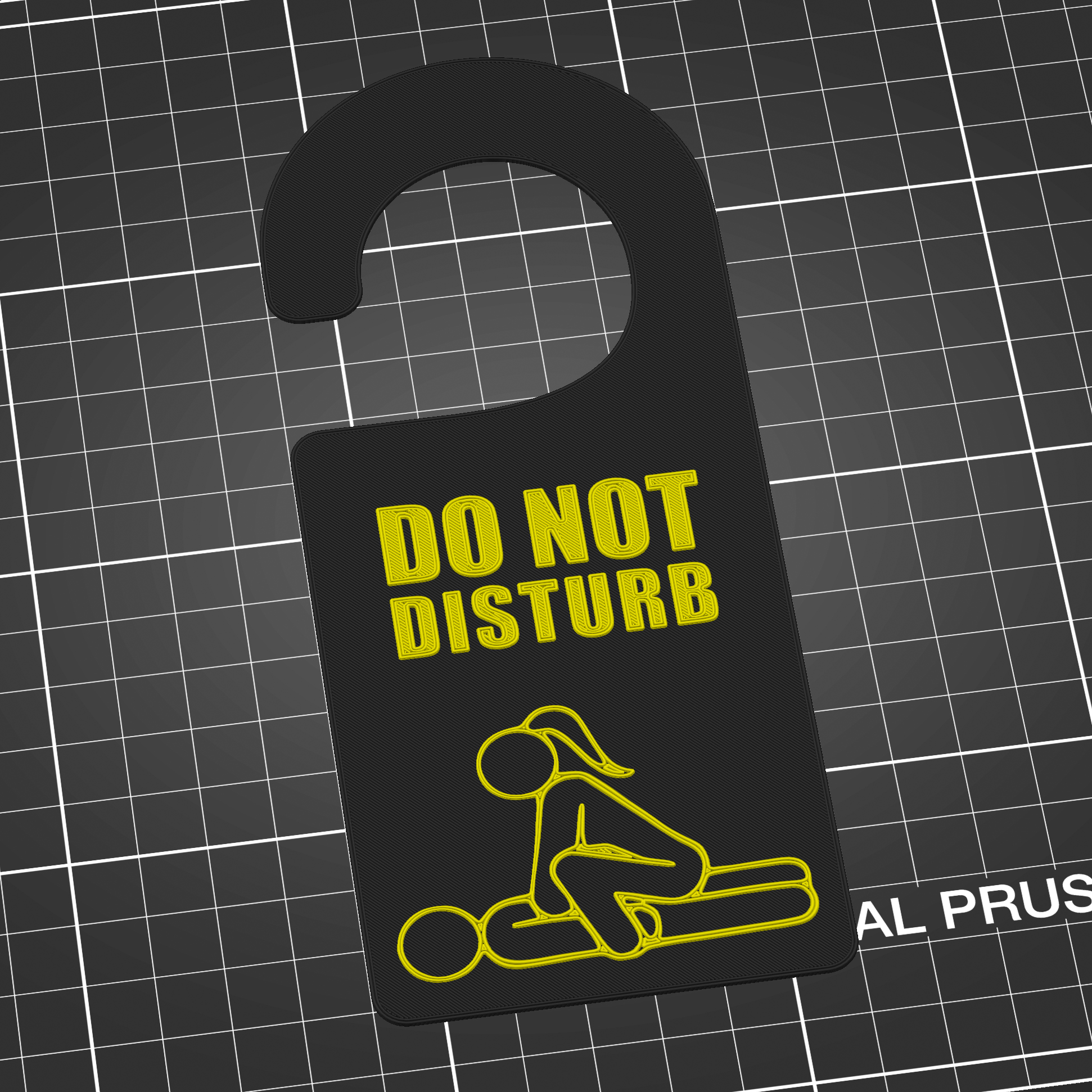 Do Not Disturb Door Hanger Sex By Schweinertcom Download Free Stl Model 5336