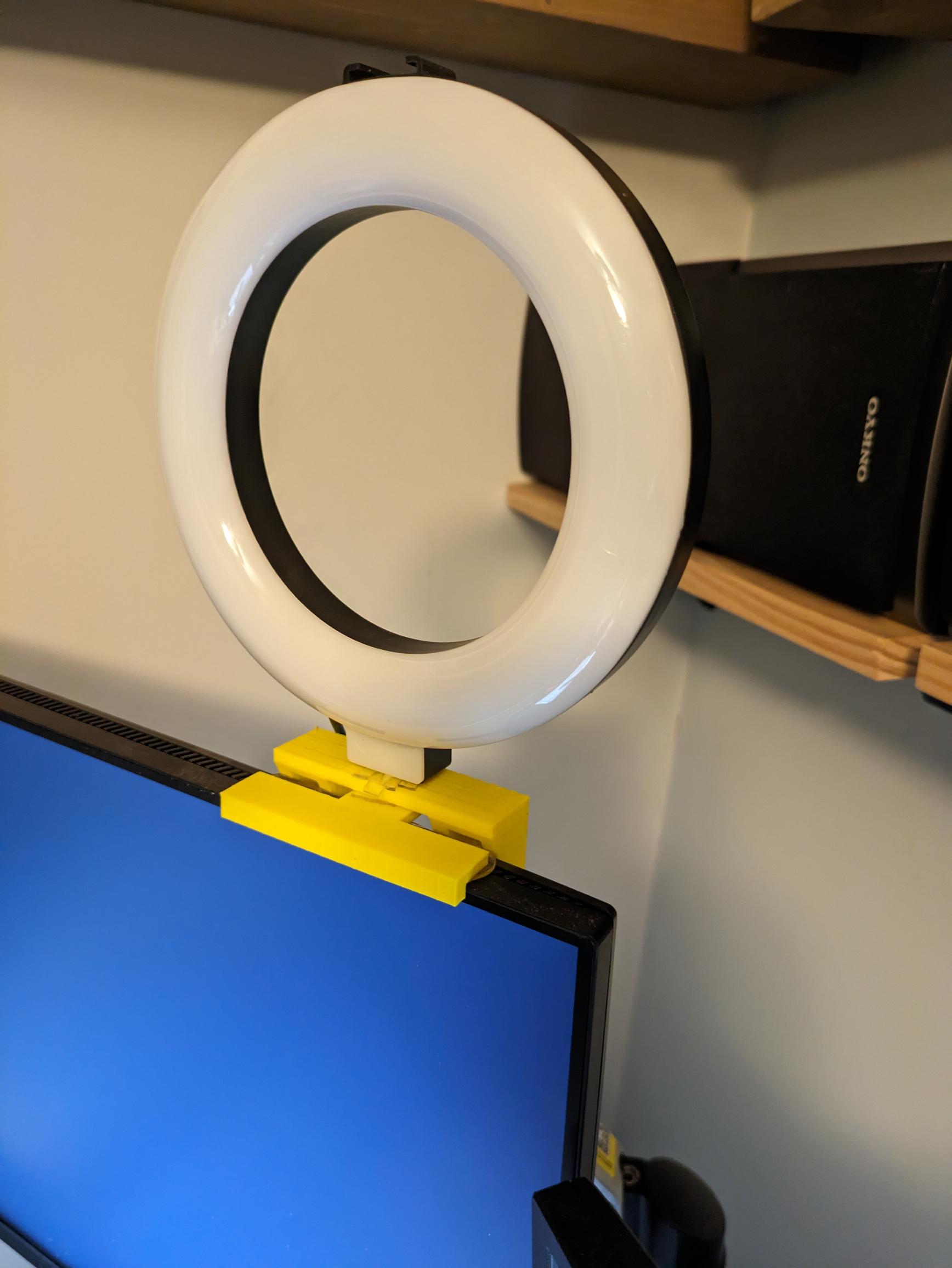 Monitor Top Mount for Ring Light with 1/420 Thread by erik.helgestad