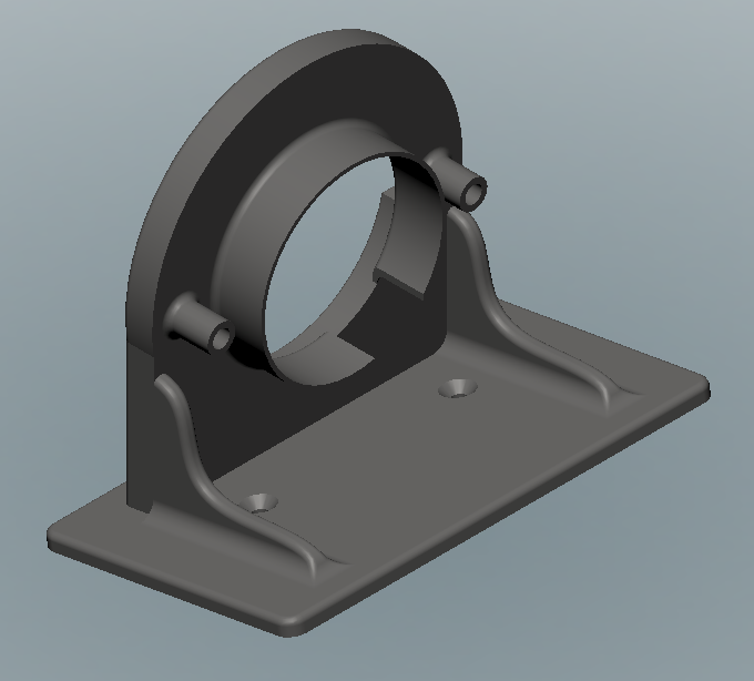 Halogen Heater Wall mount bracket by jattie Download free STL model