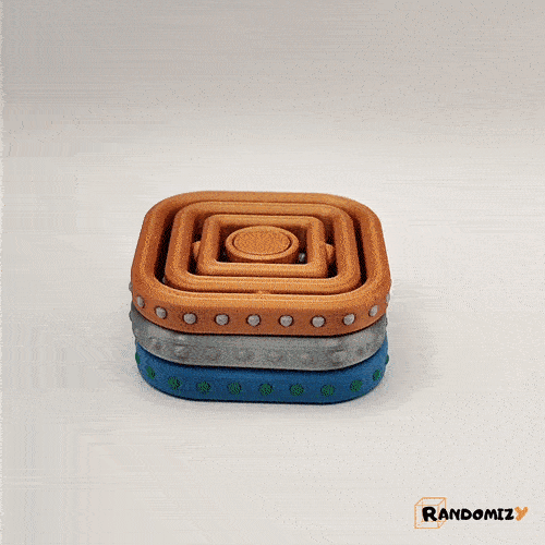 Miniatura 6 do modelo 3D Square Fidget Spinner