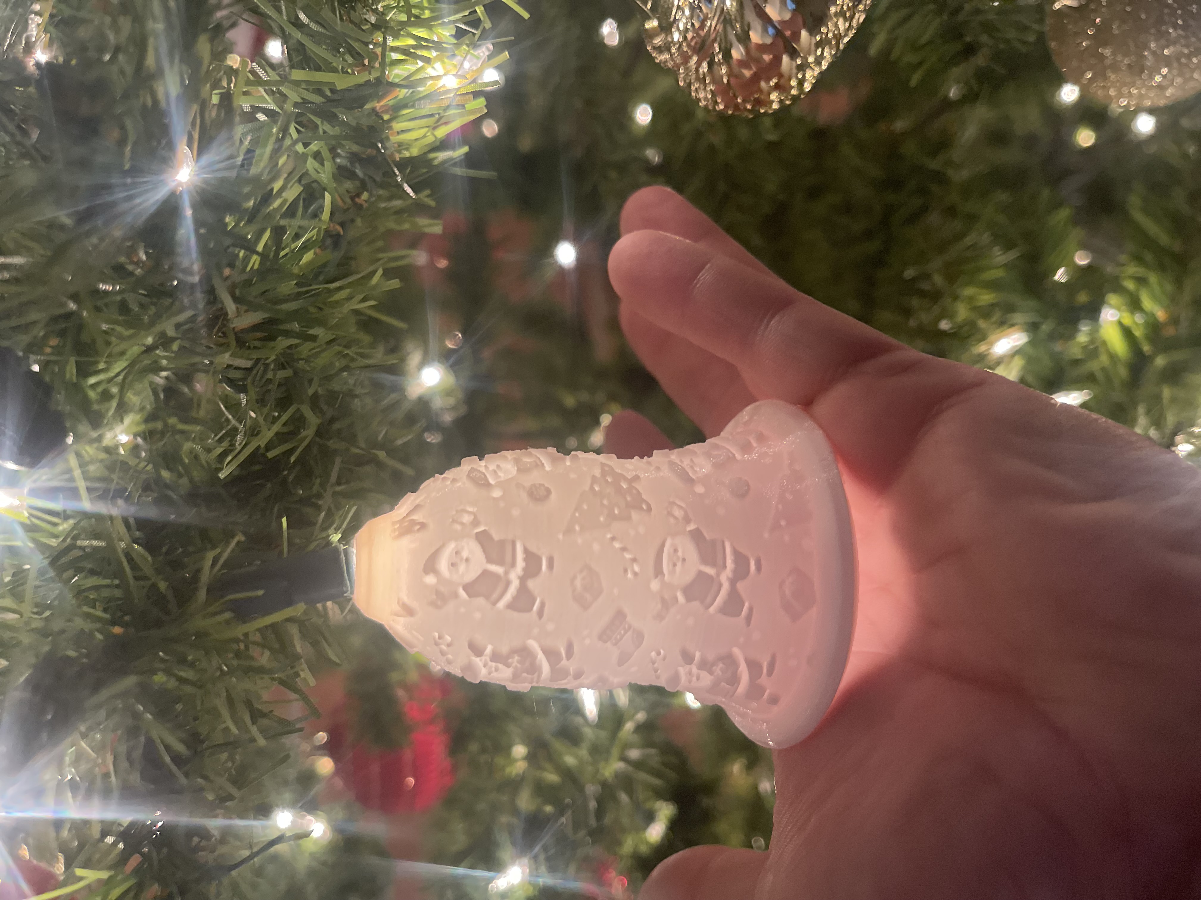 Lithophane Bells for Christmas Tree