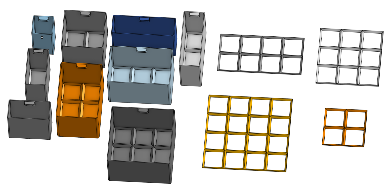 Parts Storage System for Drawers