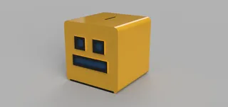 STL file Geometry dash cat cube 💨・3D printer model to download
