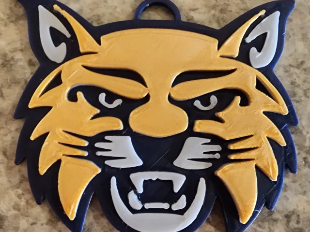 Wildcat Keychain v2