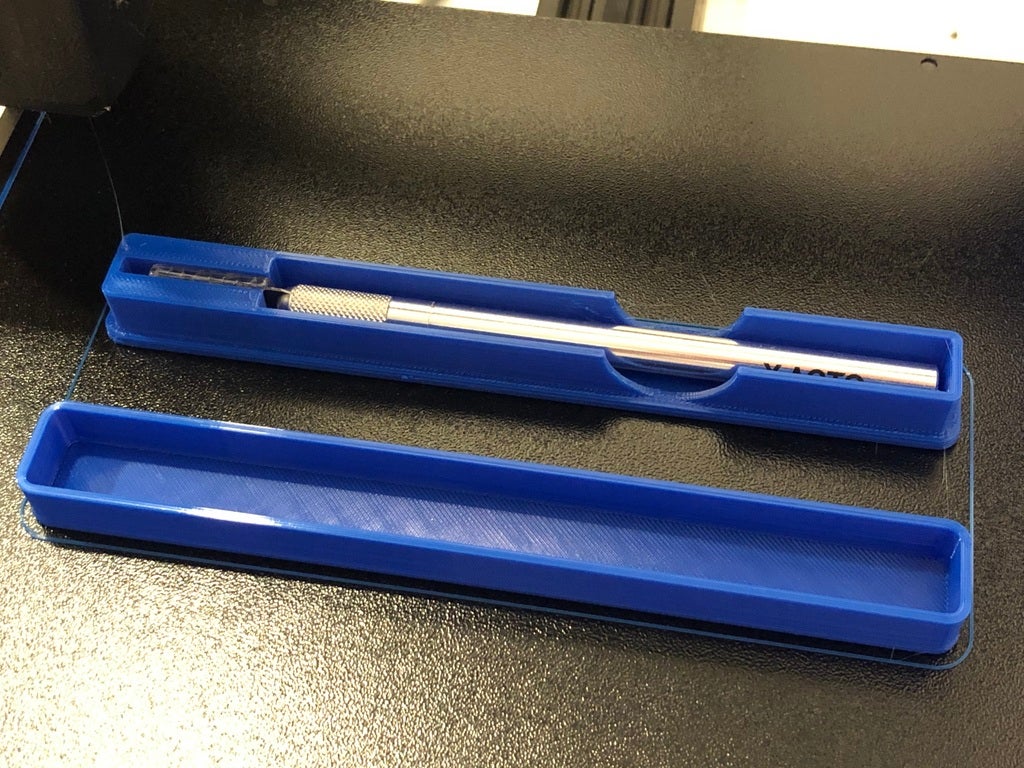 Customizable X-Acto Knife Case (With Cutout)