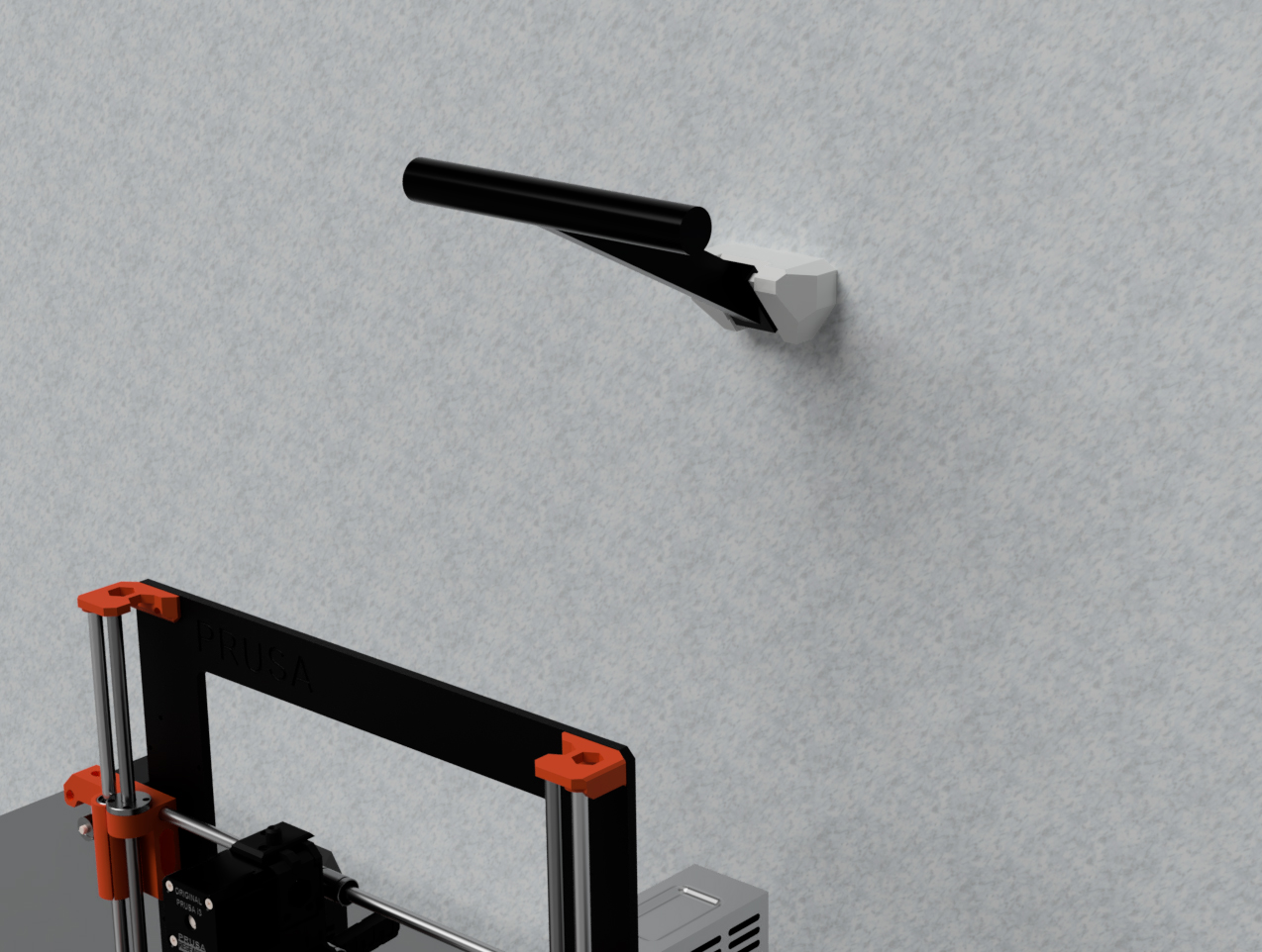 Miniatura 5 do modelo 3D Prusa Spool Holder Wall Mount Bracket