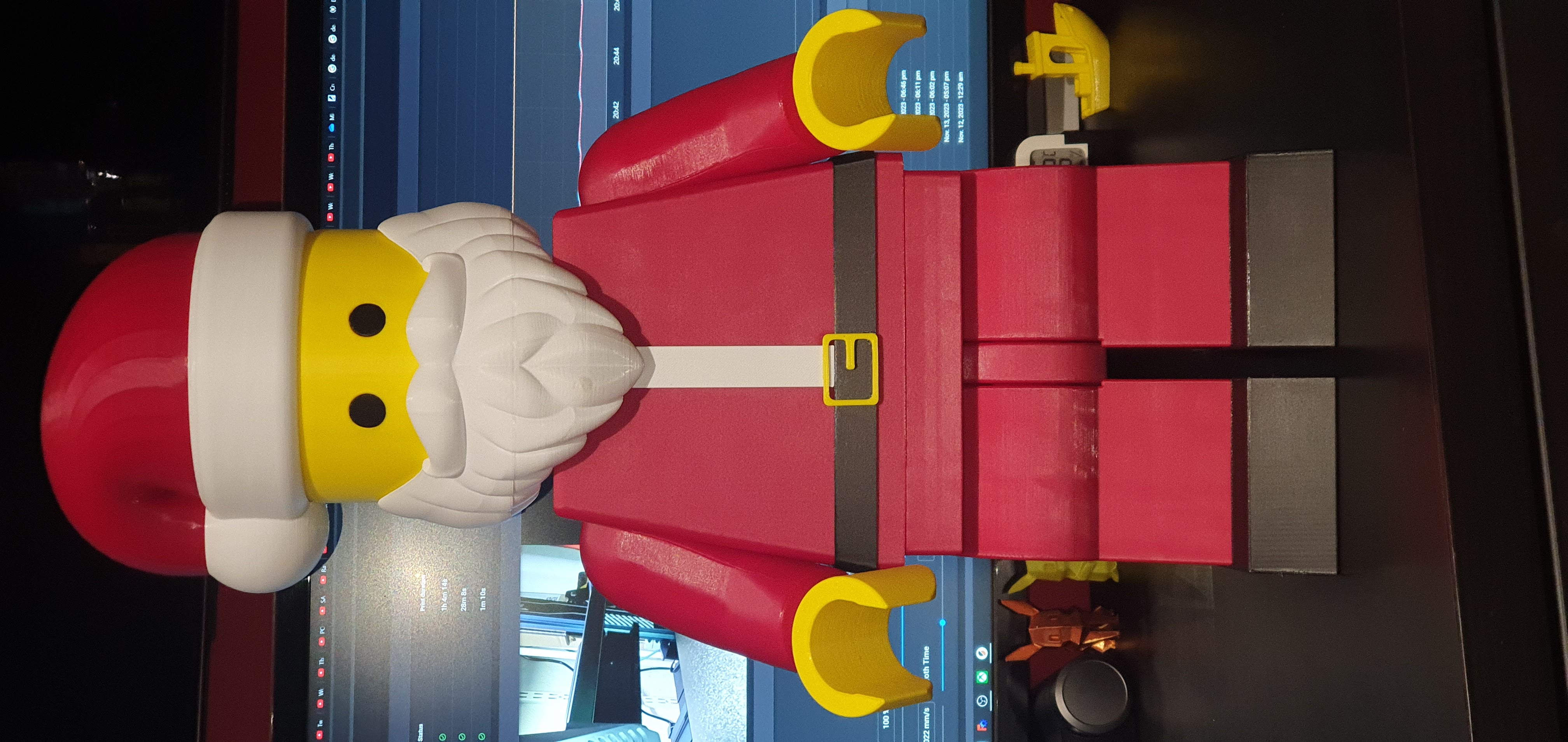 Santa accessories for mega figure