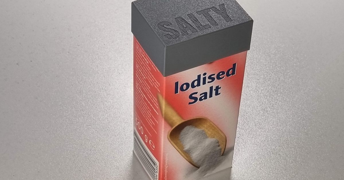Lidl Salt Lid by ishikawats Download free STL model