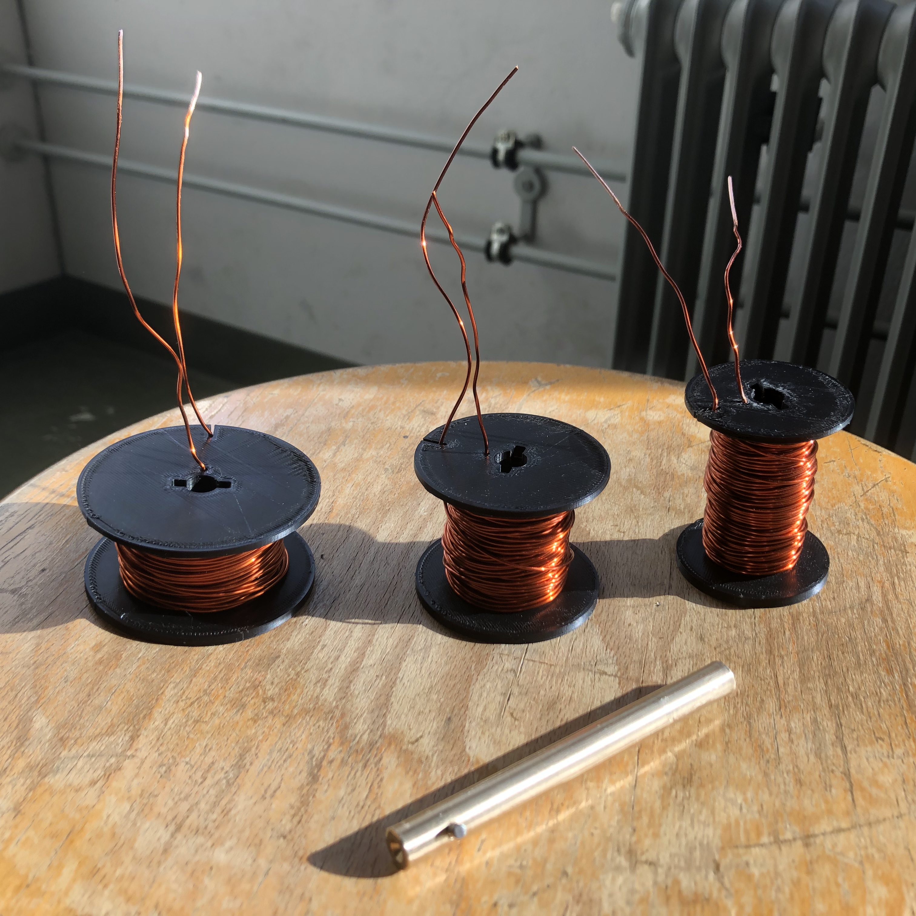 Spools for electromagnets