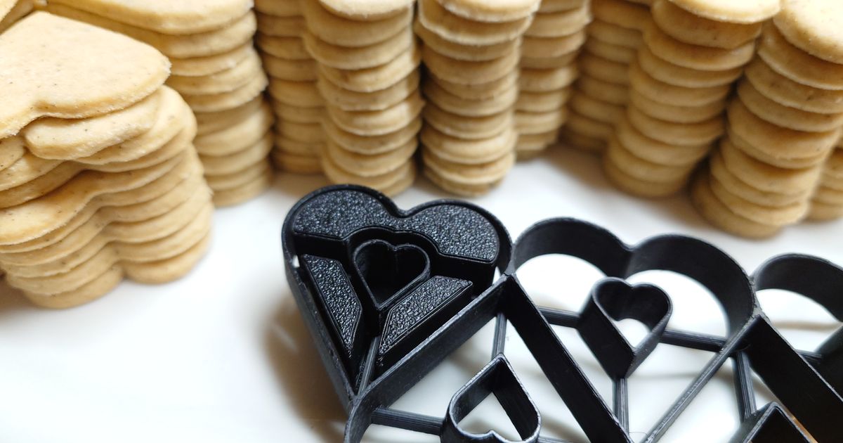 Extractor for "cookie cutter set 6 hearts" by TigFur Download free STL model