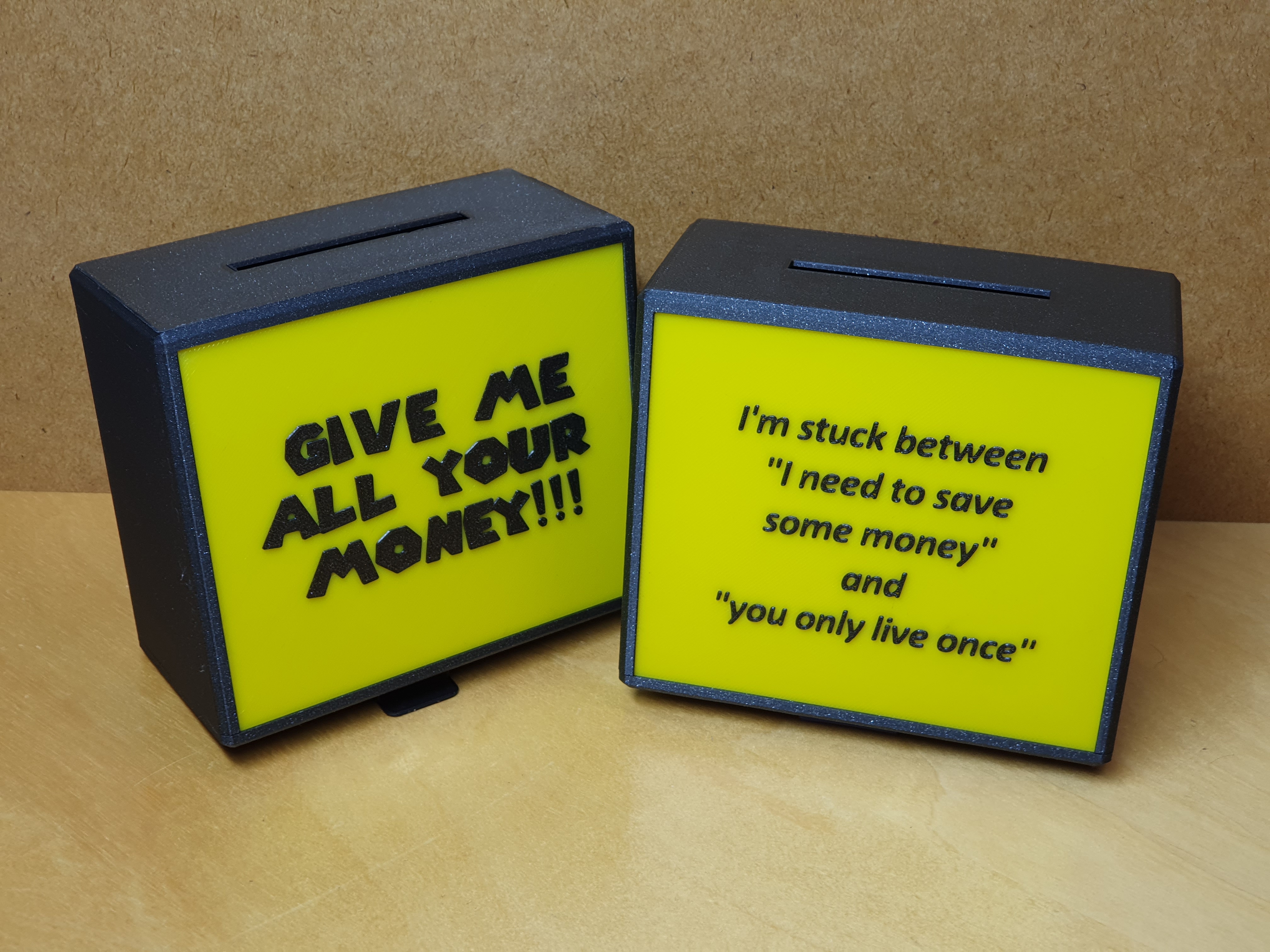 Customizable (via Prusaslicer) Piggy Bank