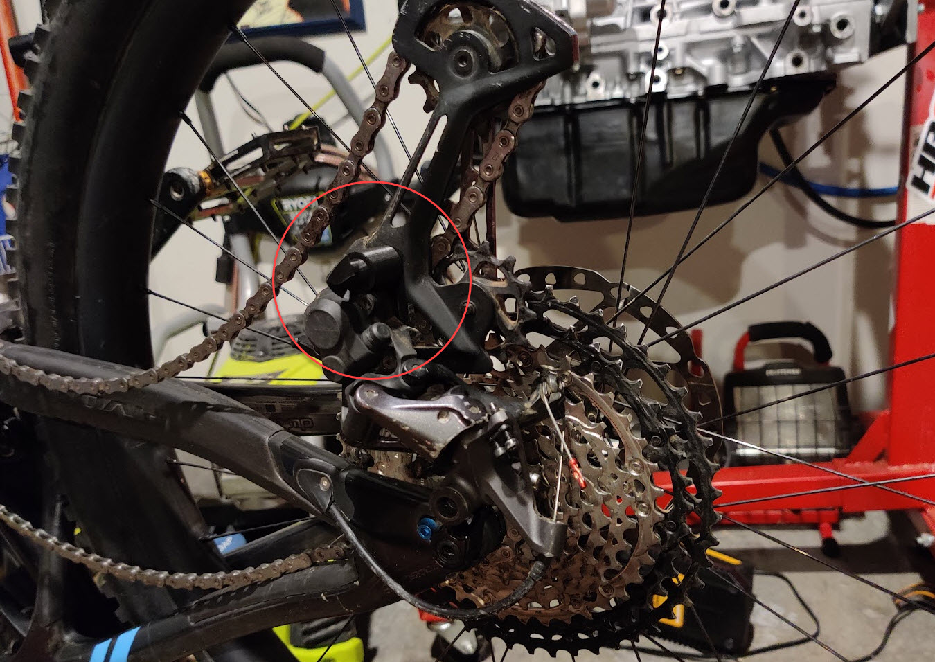 Shimano derailleur cage lock tool by Shane Turner Download free STL