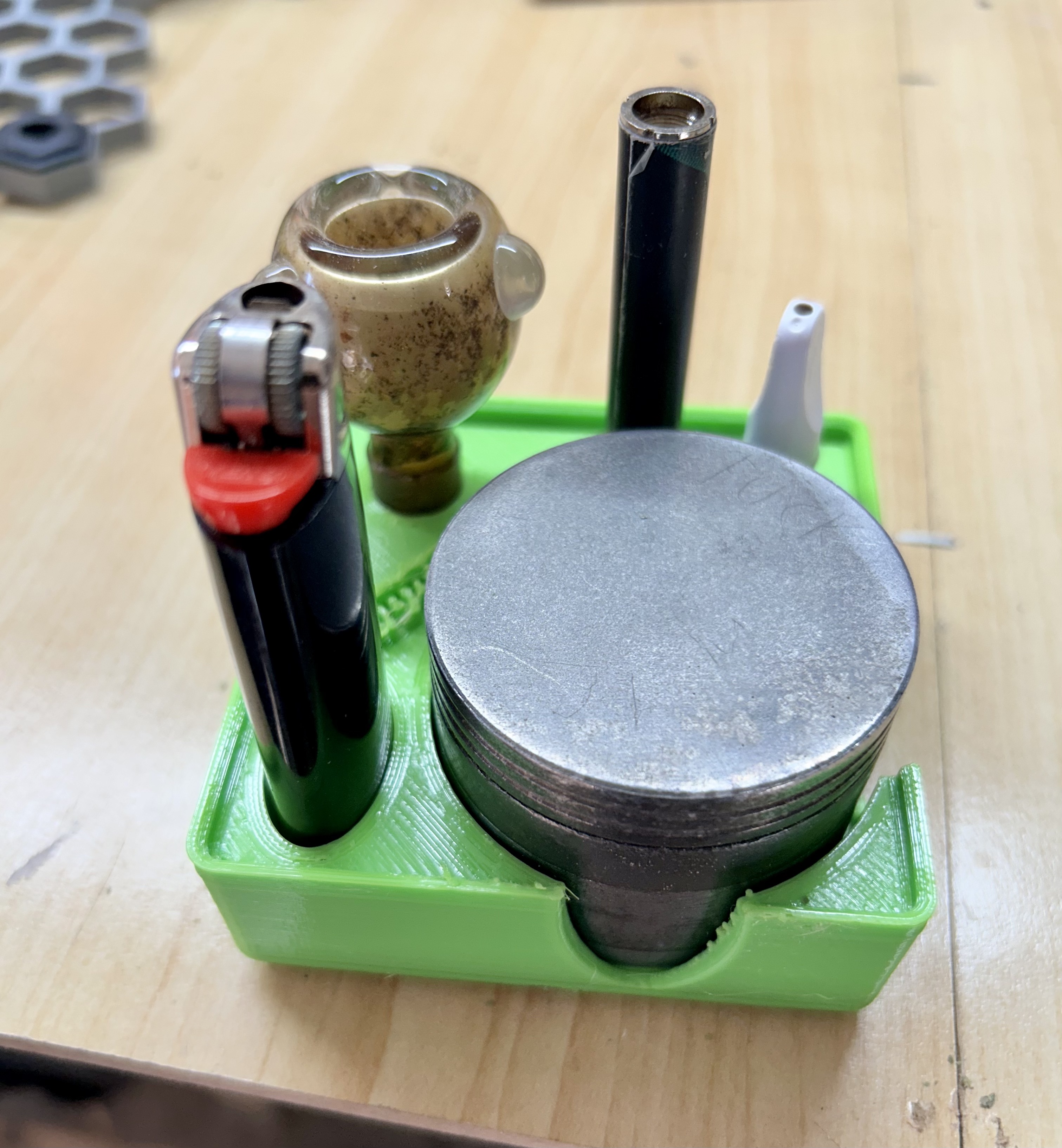 CannaCaddy Compact - Gridfinity Compliant Cannabis Supply Holder