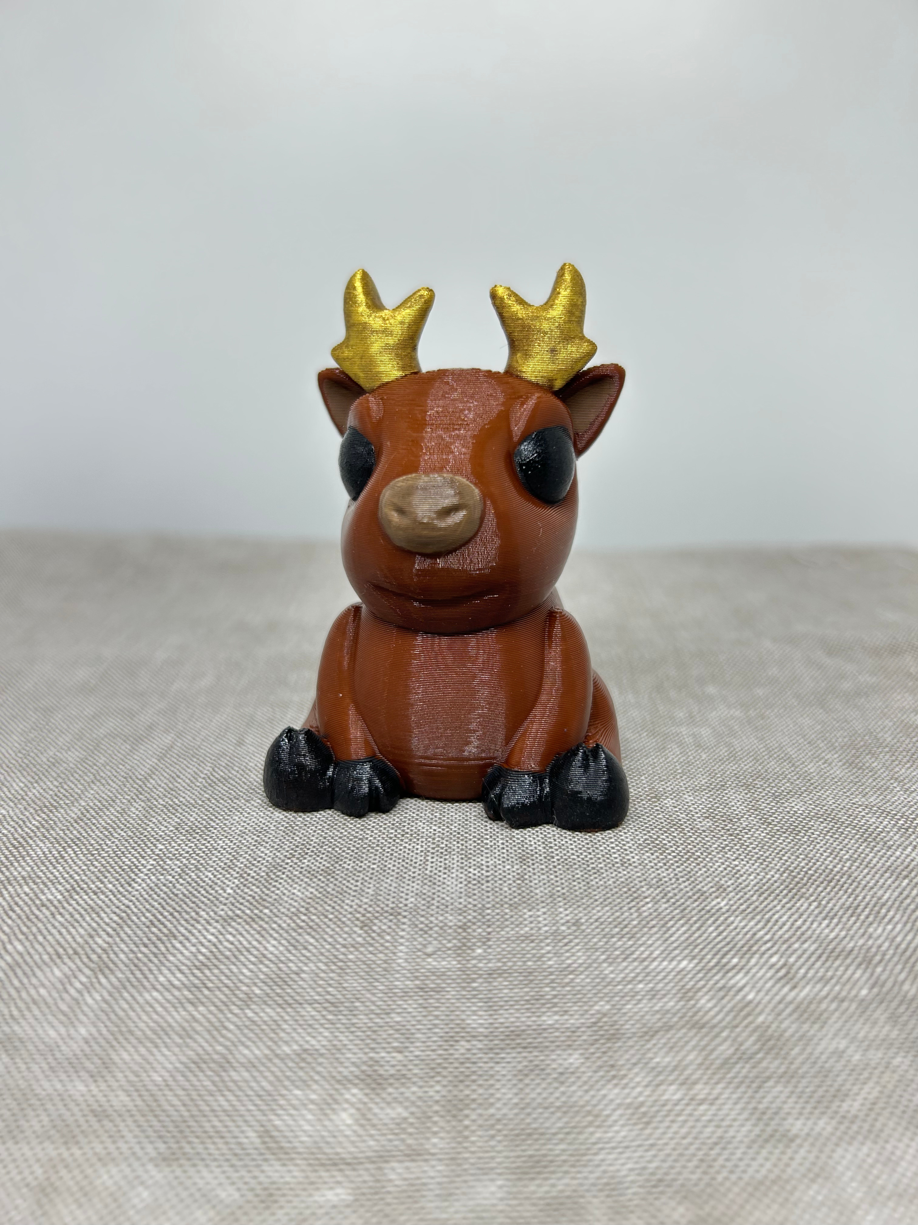 Sitting Reindeer by Built_Over_Bot | Download free STL model ...