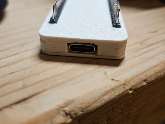 ESP32 WROOM case with GPIO access (USB-C compatible)
