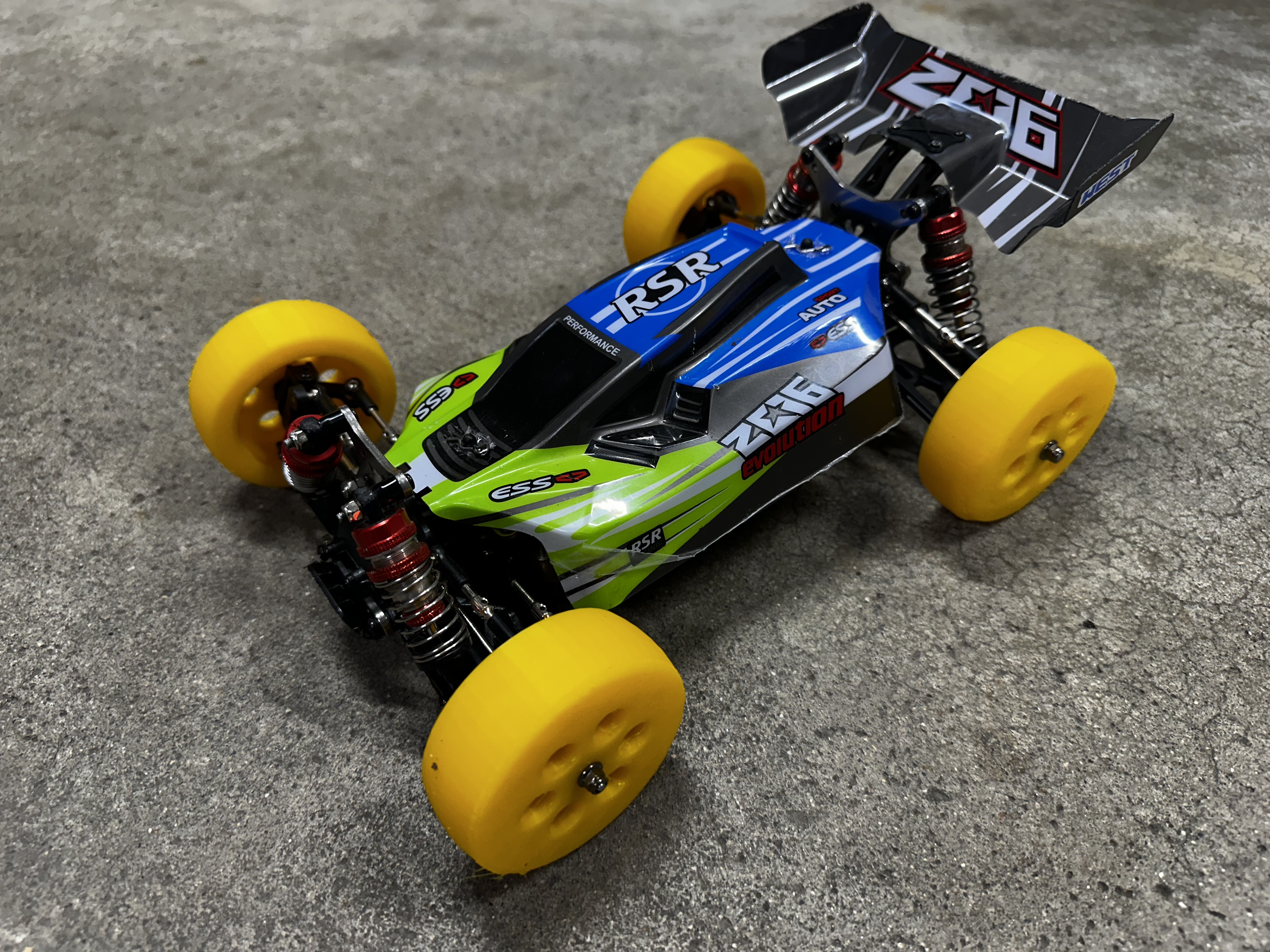 Miniatura 2 do modelo 3D RC Car Drift Wheels