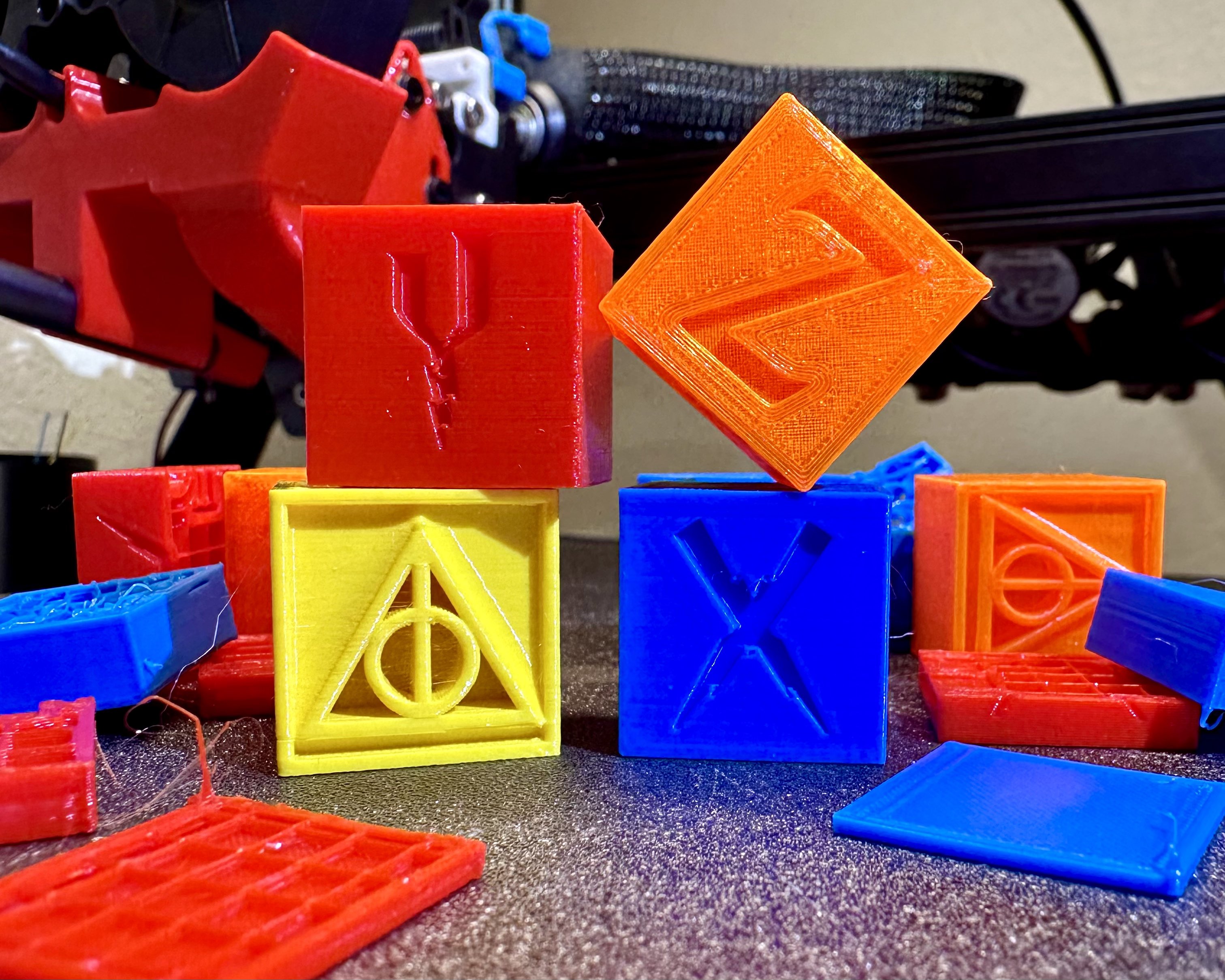 Deathly Hallows/Harry Potter Calibration Cube by tbkMAKER Download