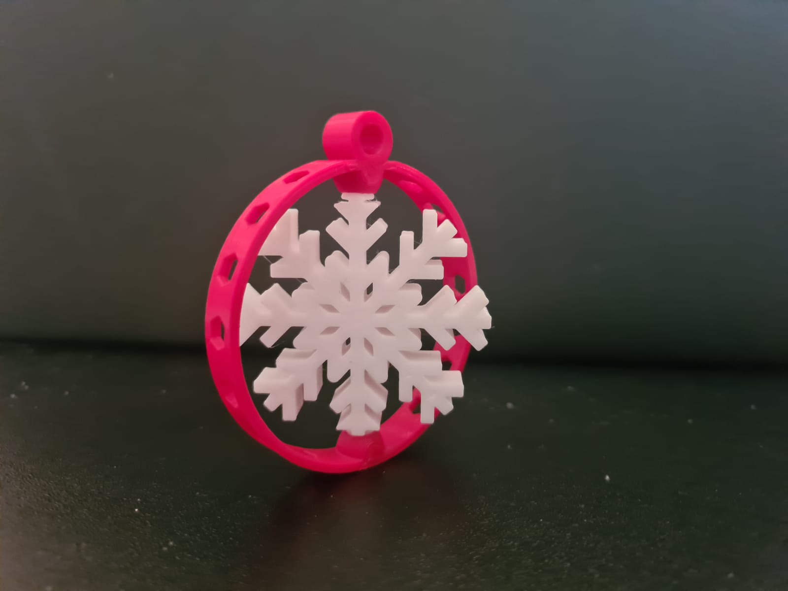christmas rotating snowflake