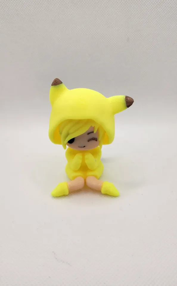Pikachu Pokemon Keychain - 3 Models by Choice - Mini Figures 