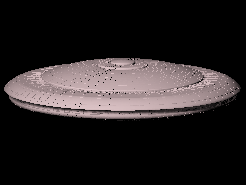 Visitors mothership scaled one in forty
