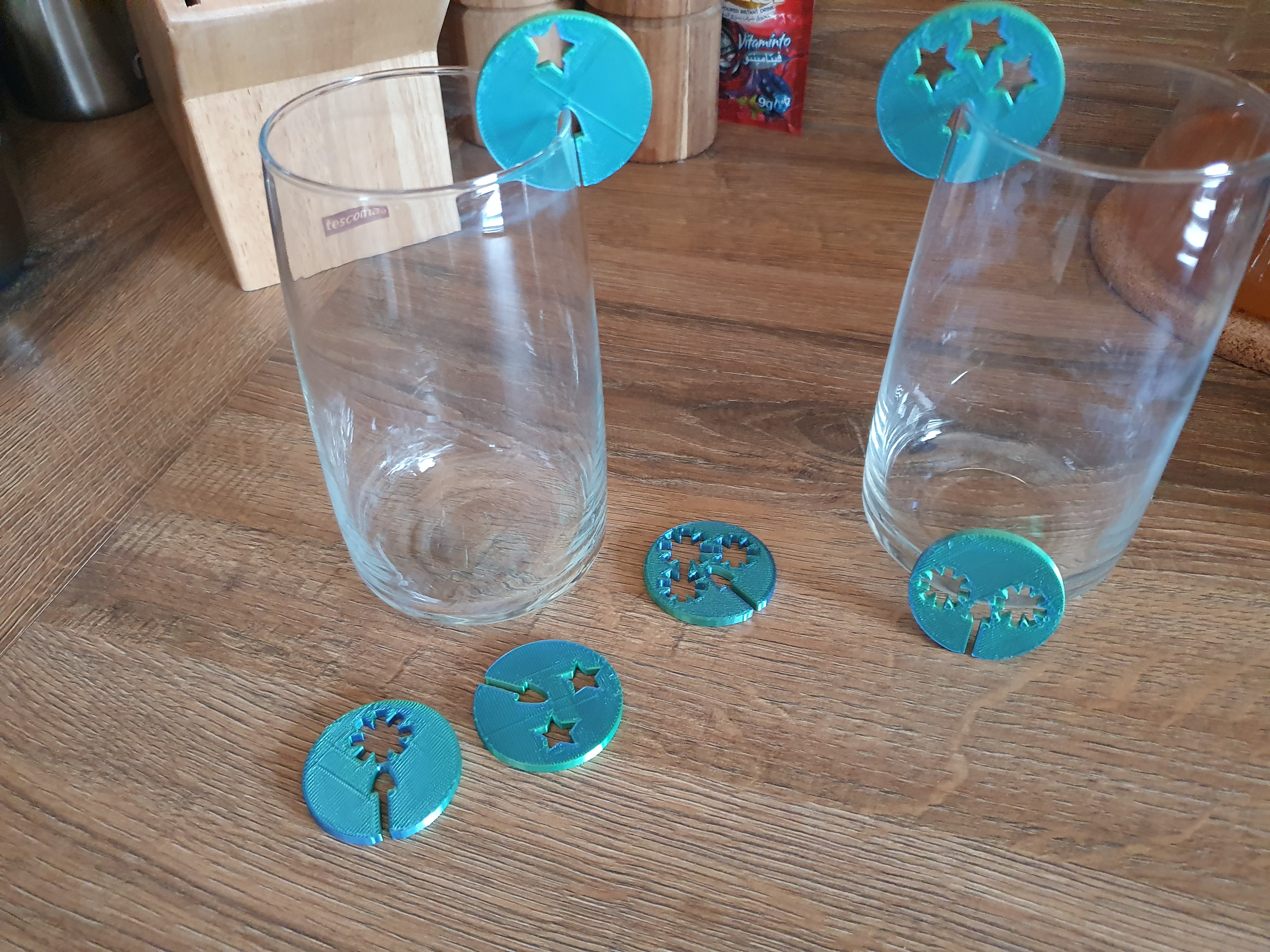 marks on glasses