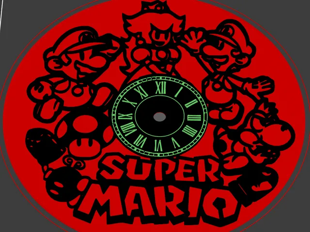 Mario Wall Clock