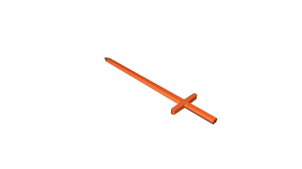 Longsword for Dummy 13 by kh4rj0 | Download free STL model | Printables.com