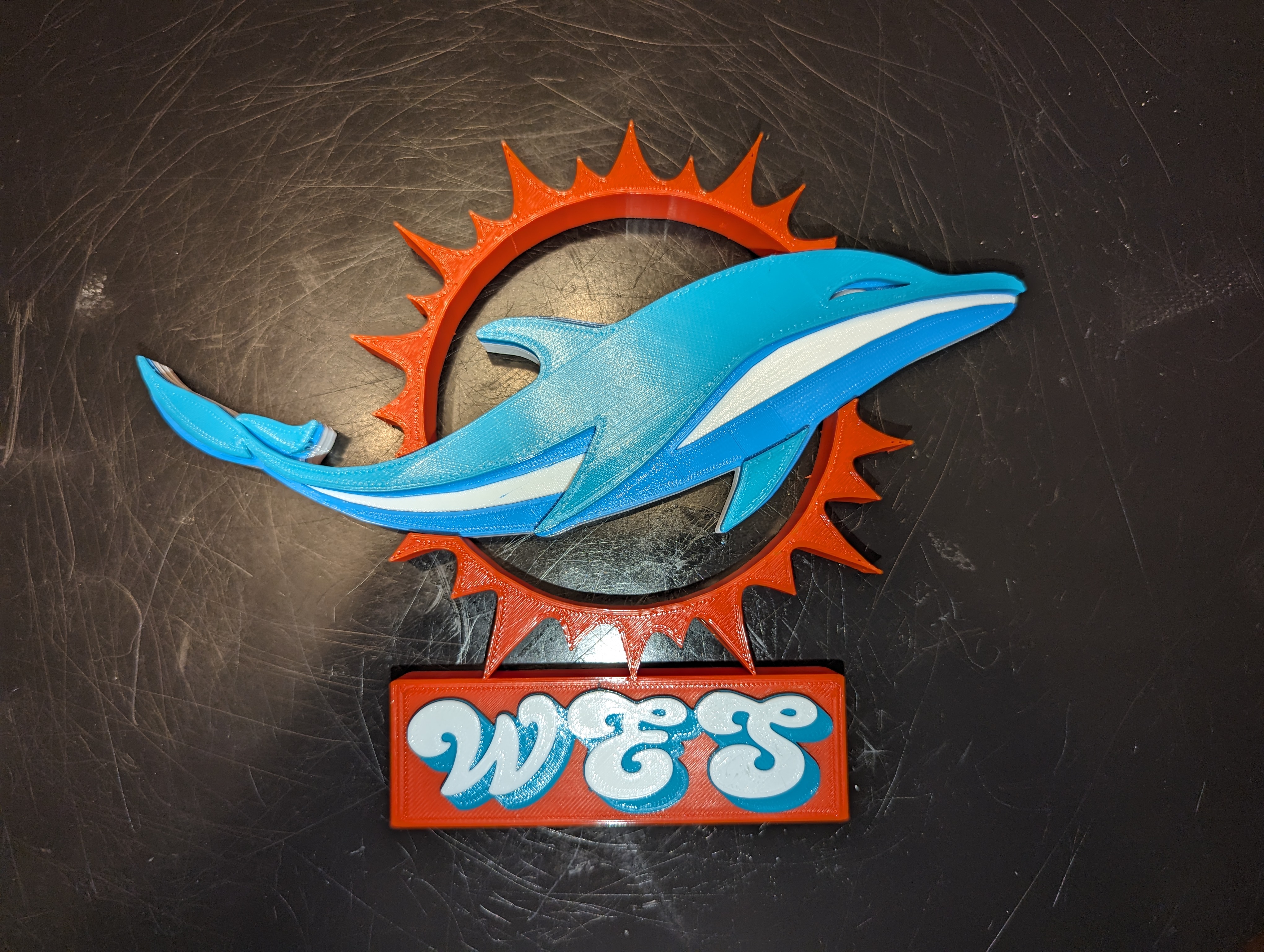 Miami Dolphins Desk/table stand