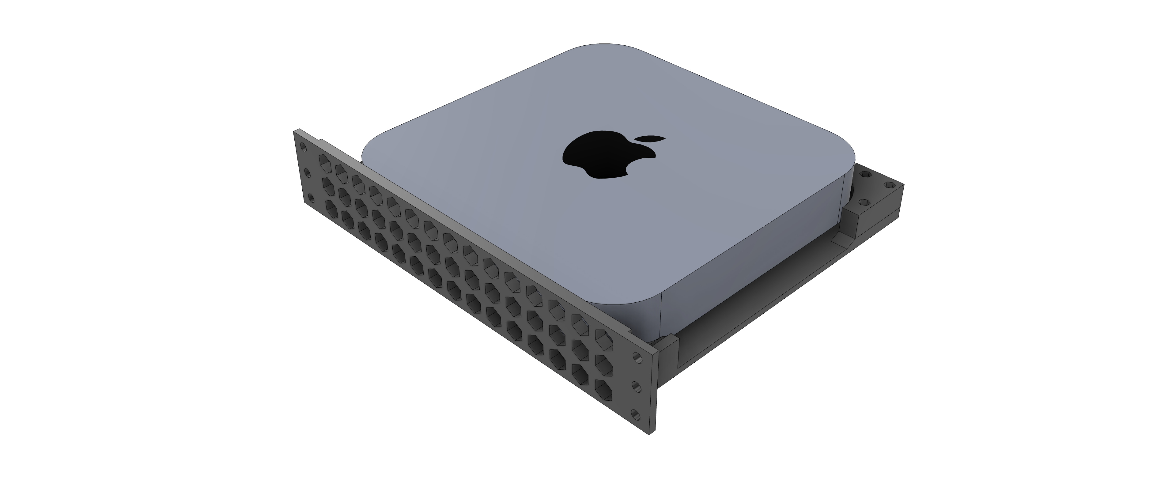 10" 1U Mac mini M2 holder