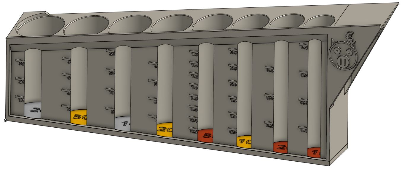Automatic Sorting Piggy Bank by Dennis Download free STL model