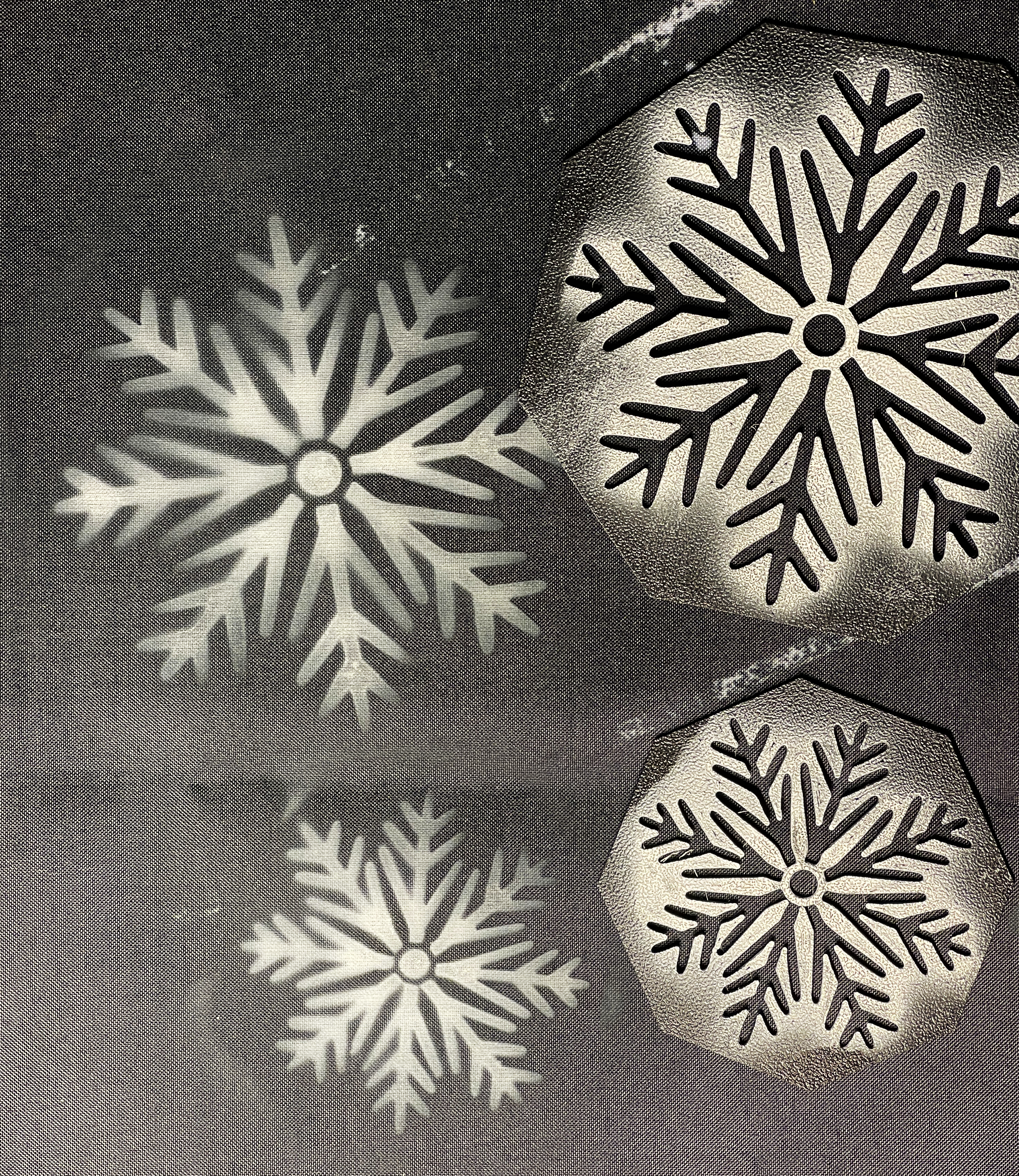 Snowflake stencil