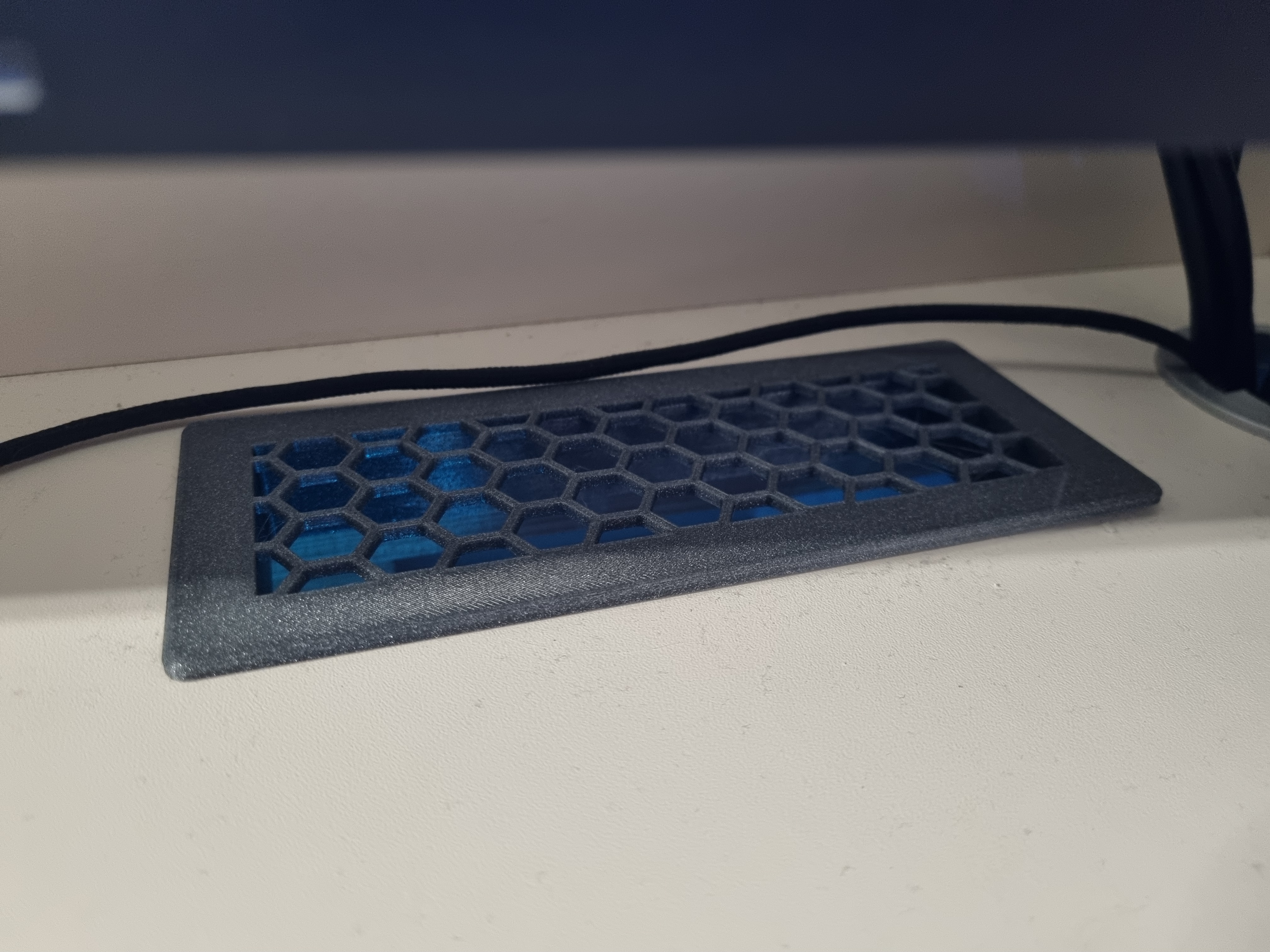Ventilation cover on the table