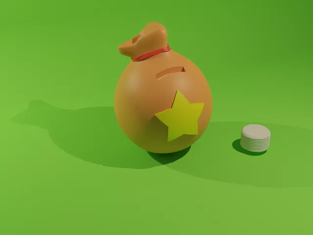 Animal Crossing star bag piggy bank v2