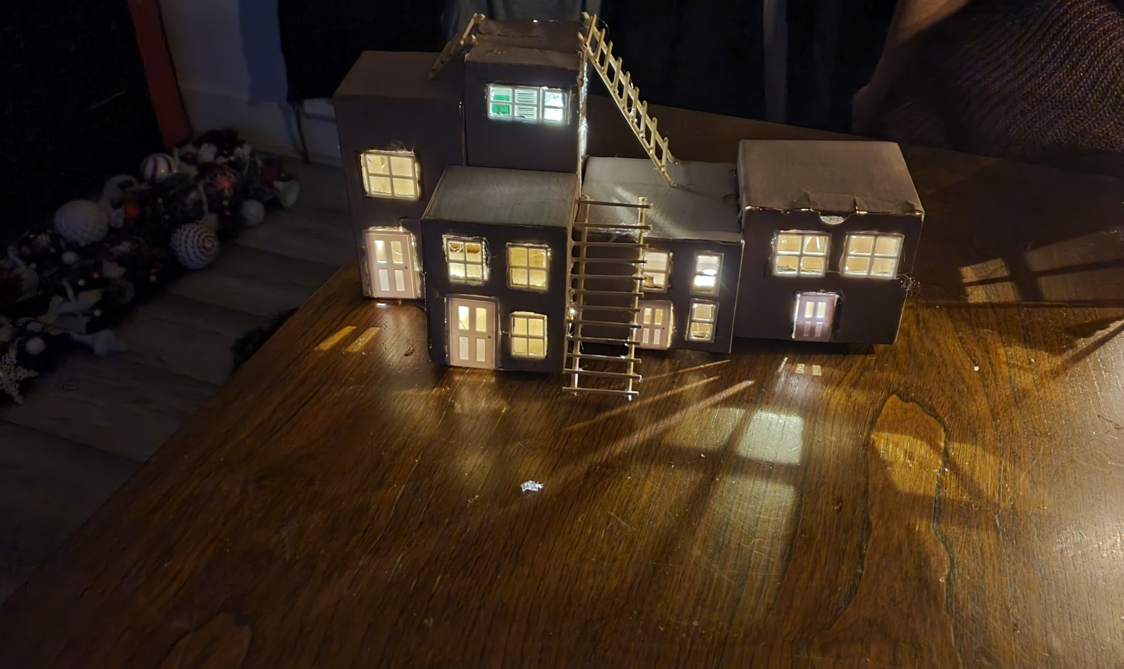 Xmas Village Door and Window
