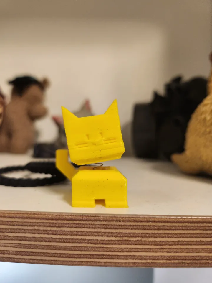 Bobble Head Cali Cat by Crow Keeps Getting In | Download free STL model ...
